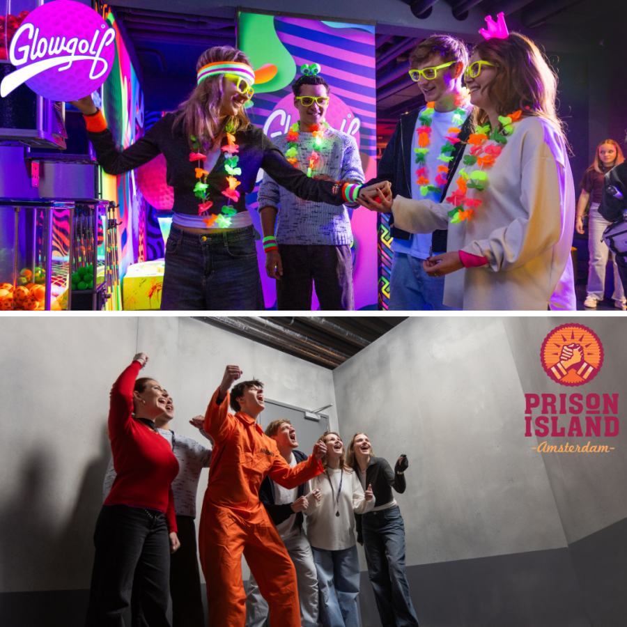 Glowgolf and prison island combo